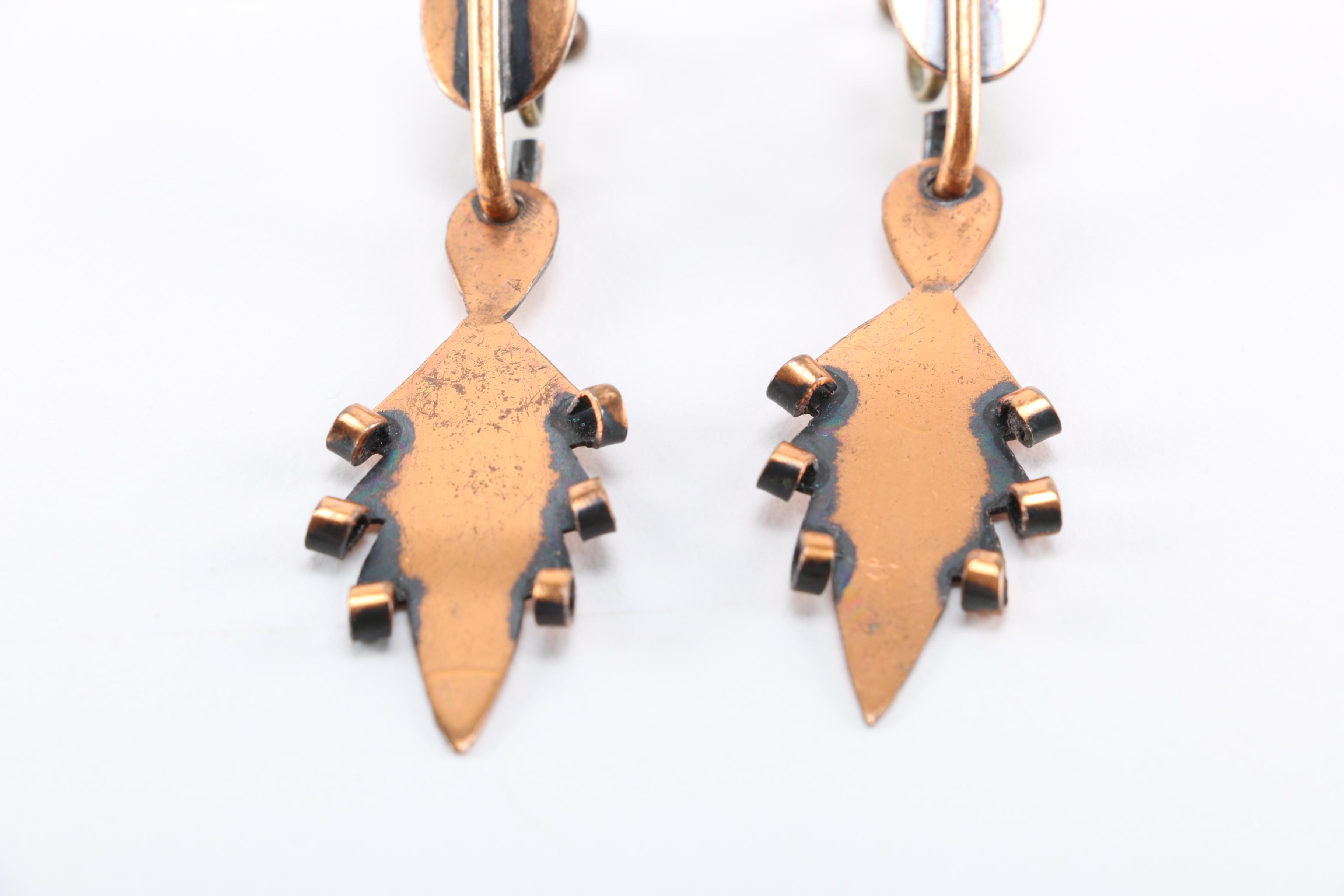 Collection of Native American Style Copper Jewelry