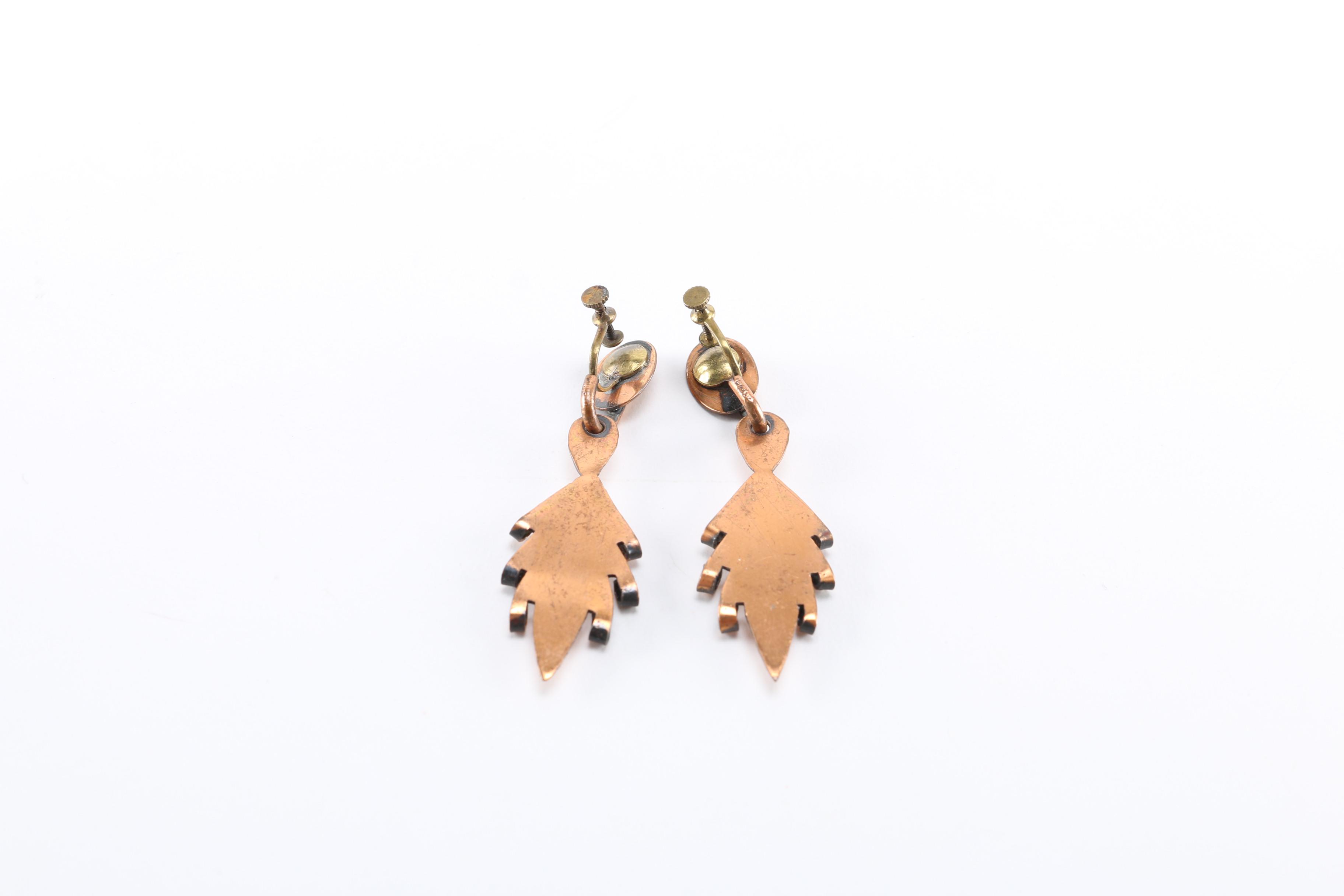 Collection of Native American Style Copper Jewelry