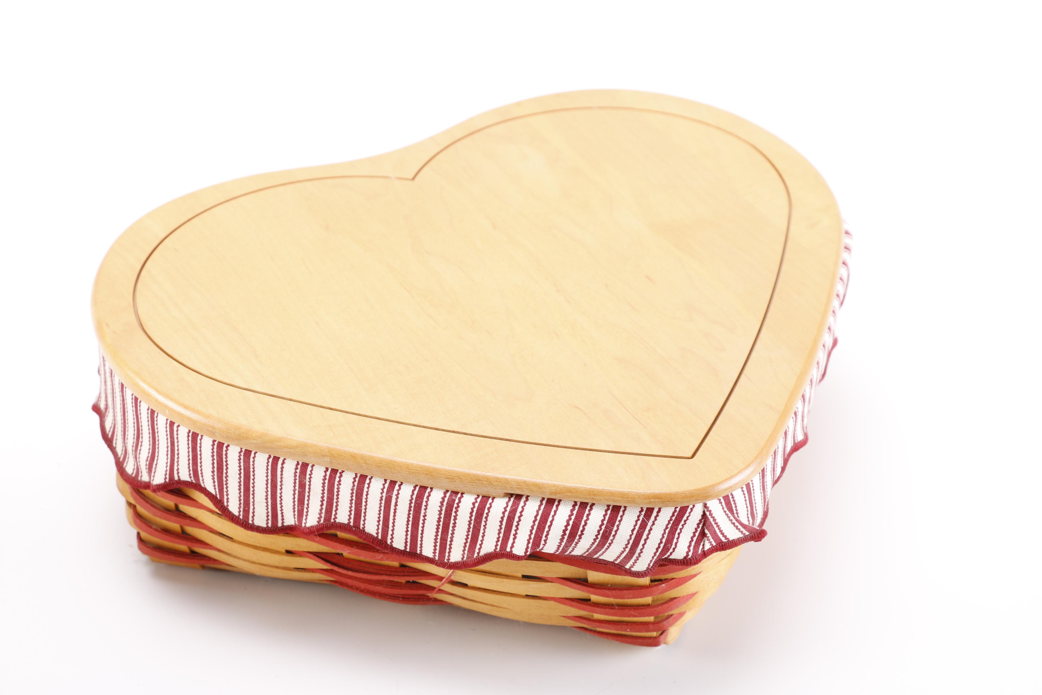 Heart Shaped Longaberger Baskets