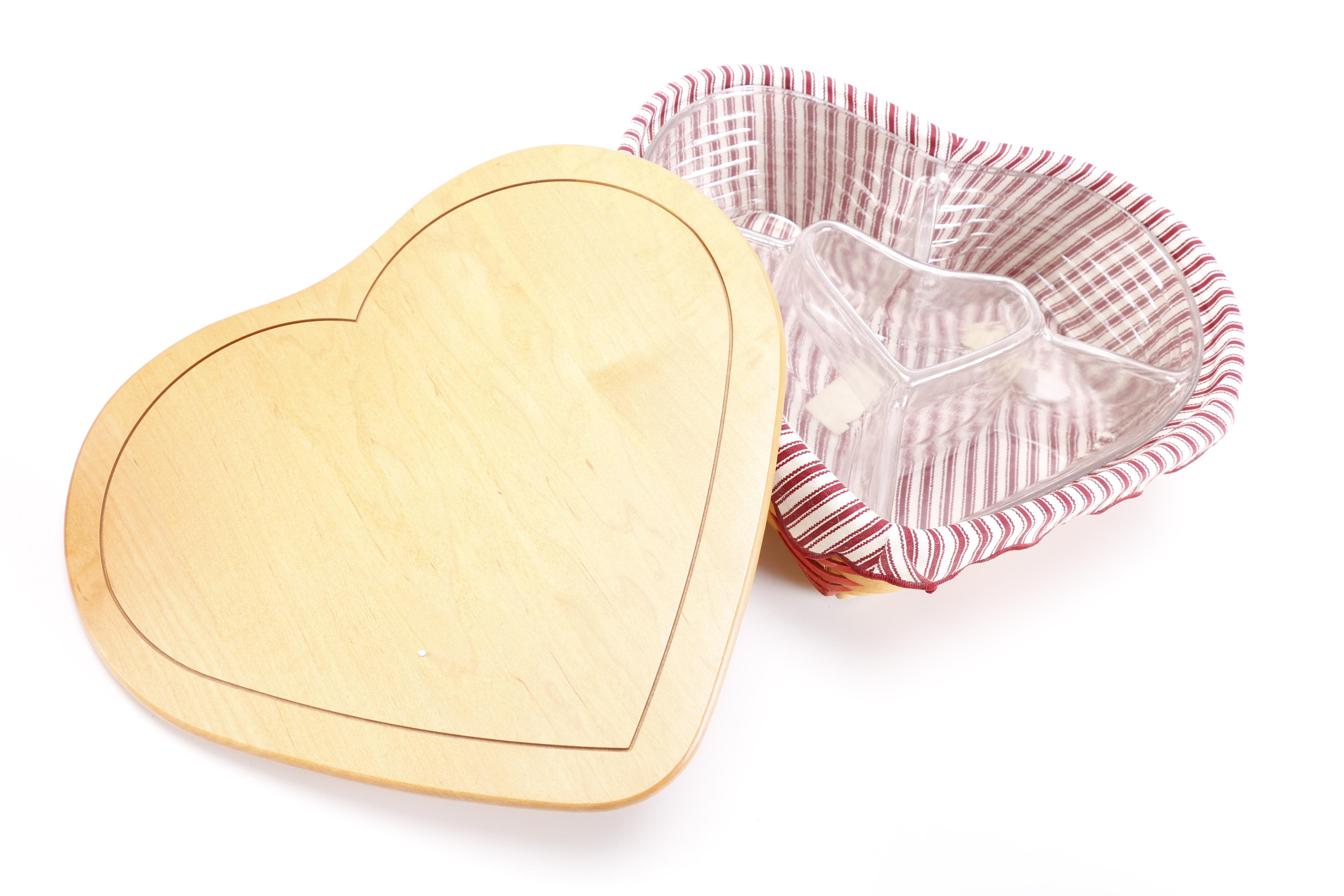 Heart Shaped Longaberger Baskets