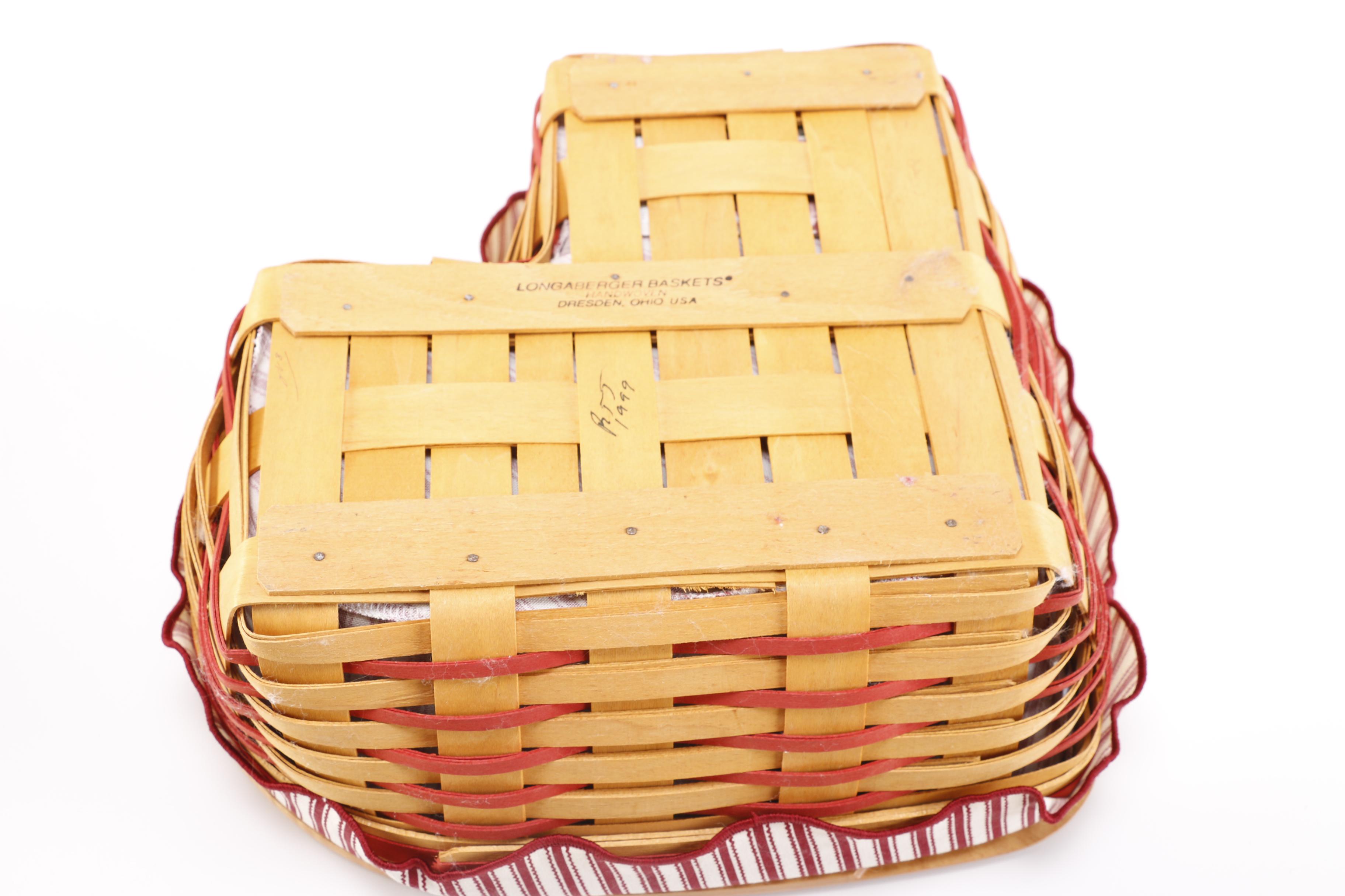 Heart Shaped Longaberger Baskets