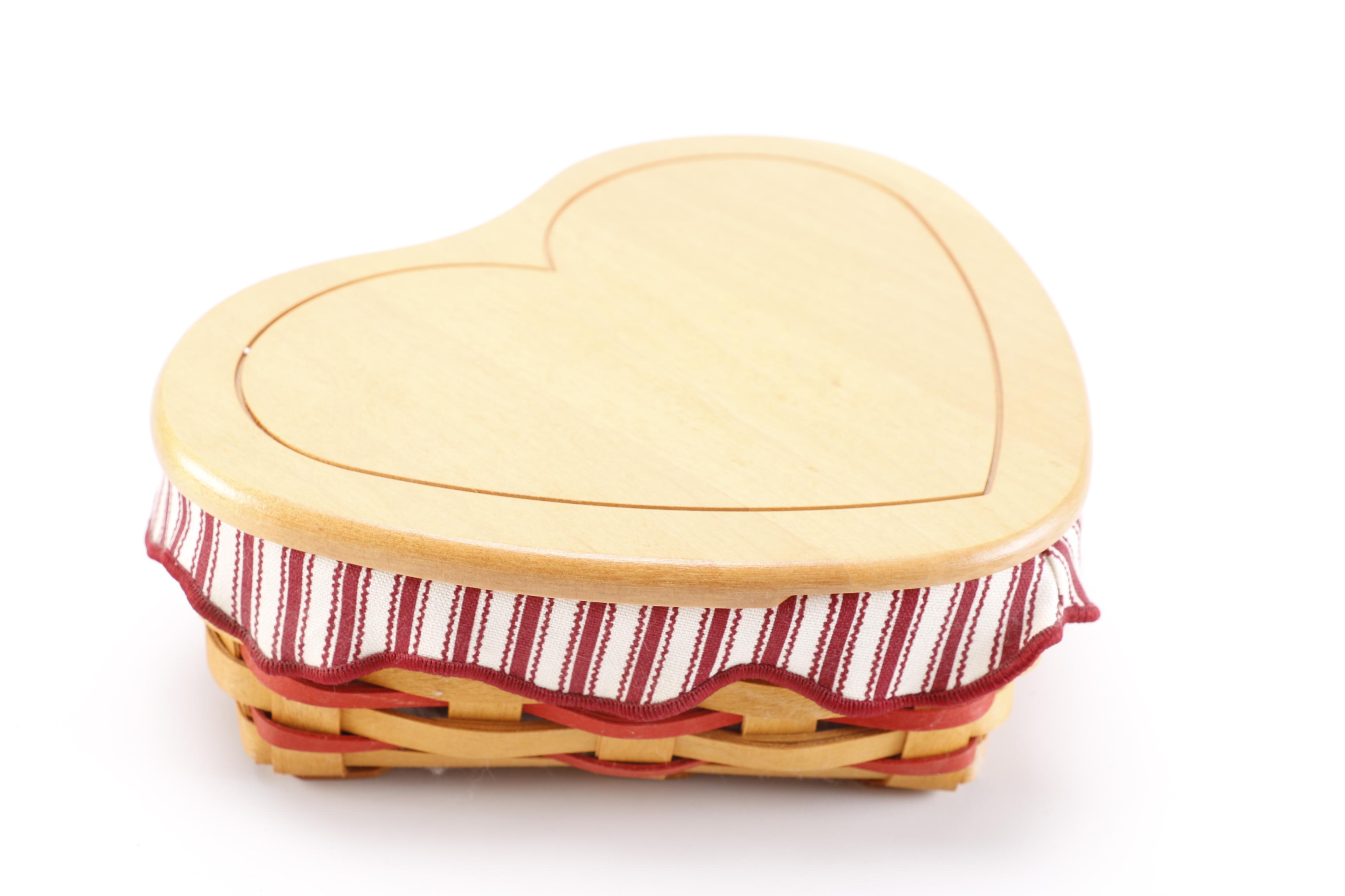 Heart Shaped Longaberger Baskets