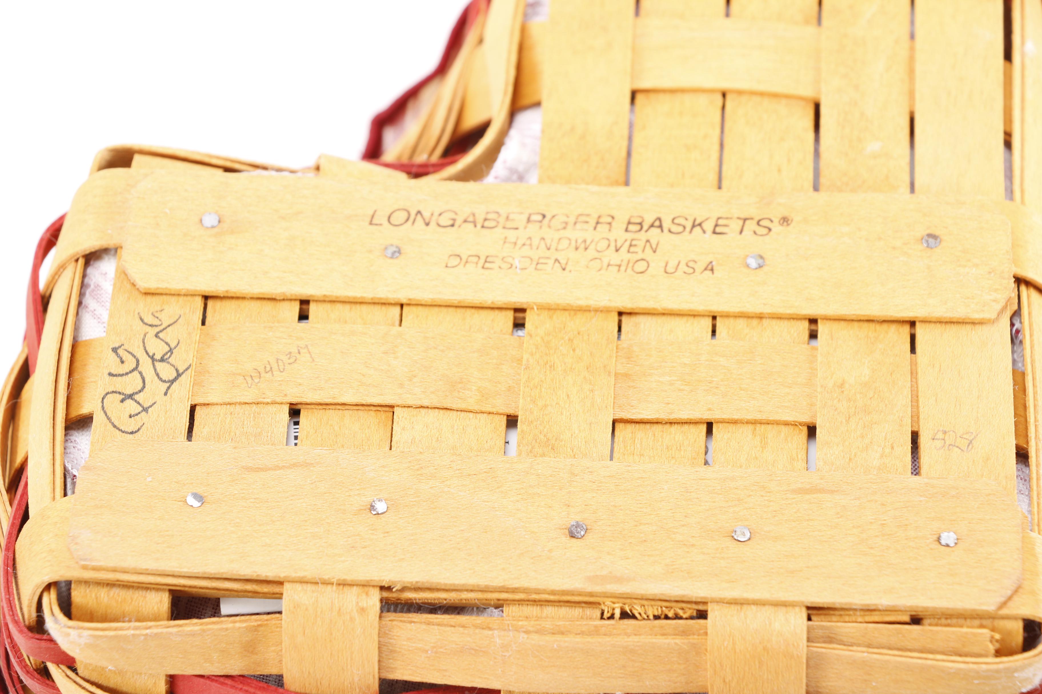 Heart Shaped Longaberger Baskets