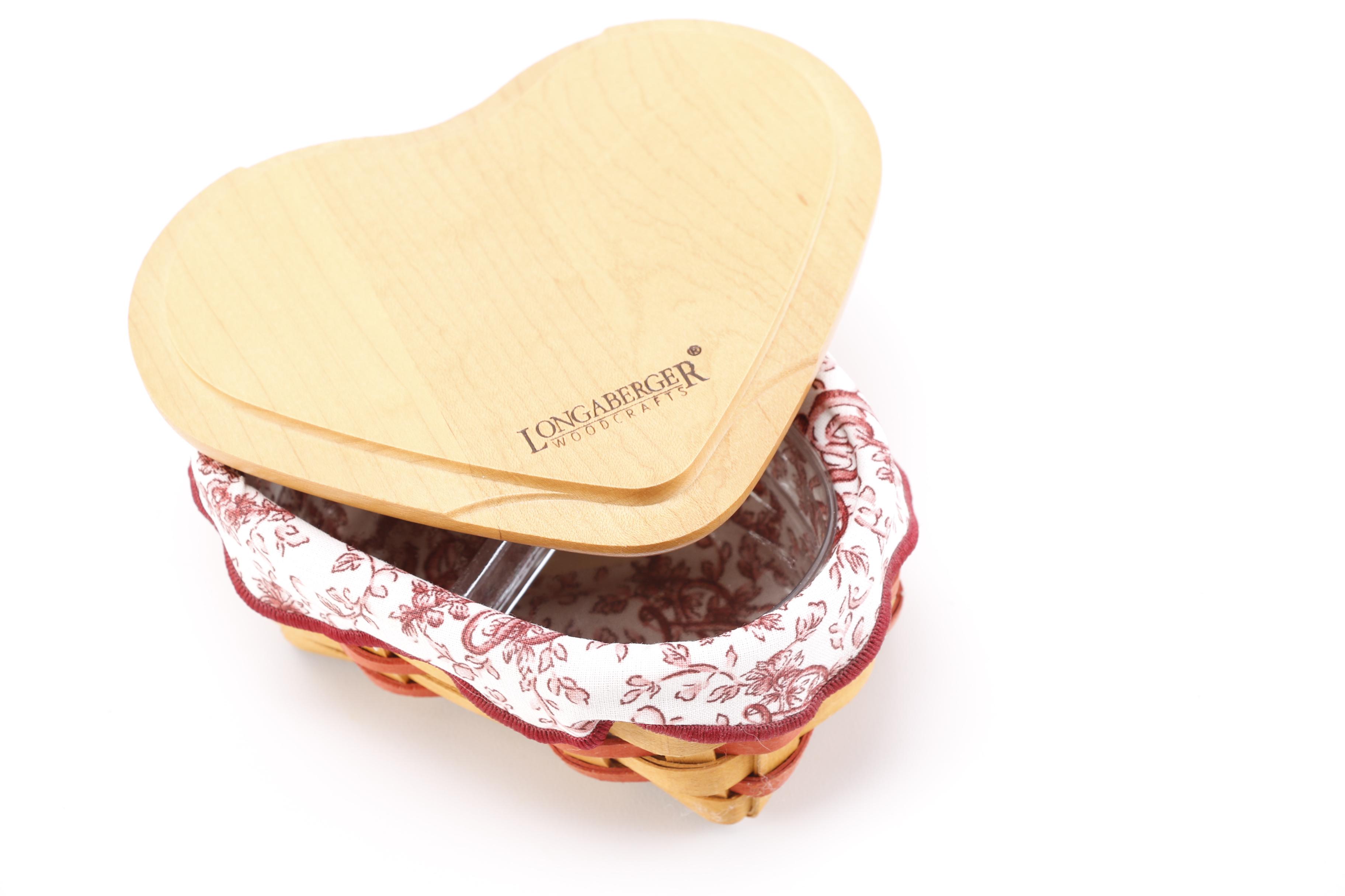 Heart Shaped Longaberger Baskets