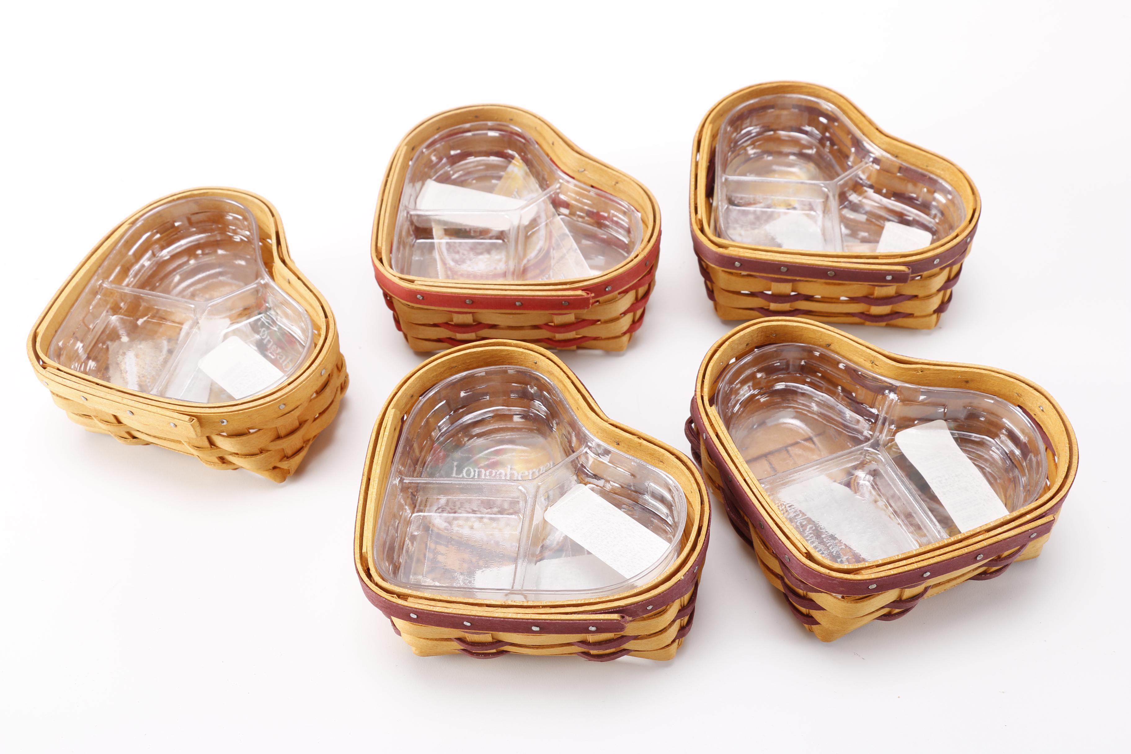 Heart Shaped Longaberger Baskets