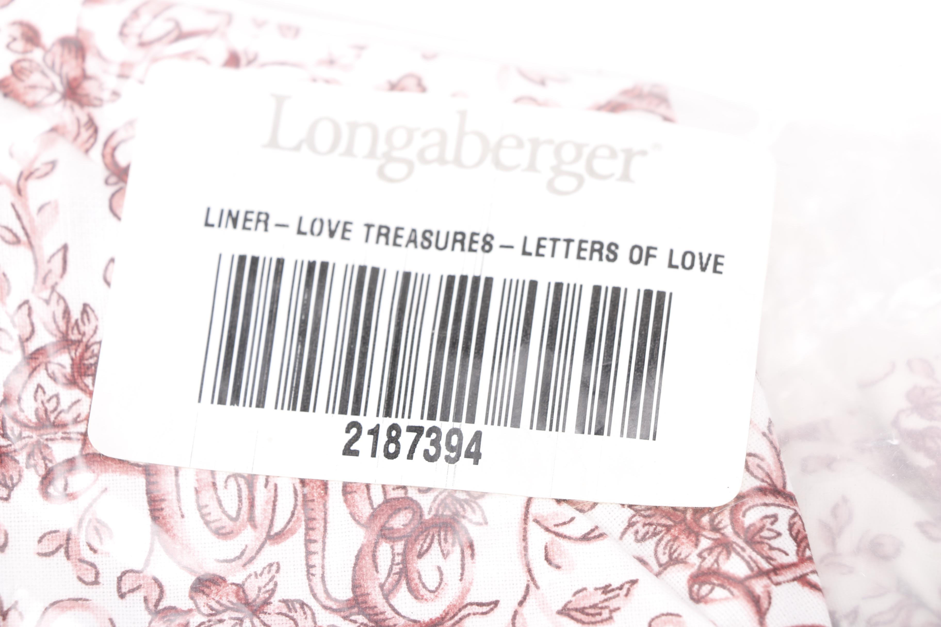 Heart Shaped Longaberger Baskets