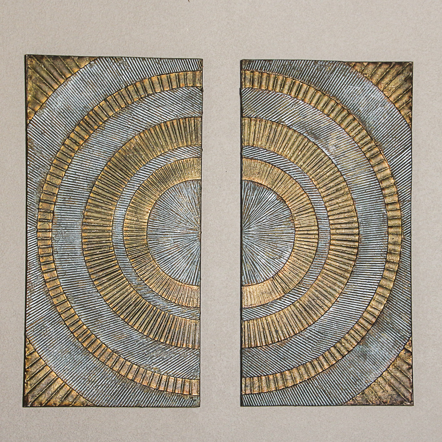 Two Piece Metal Wall Art