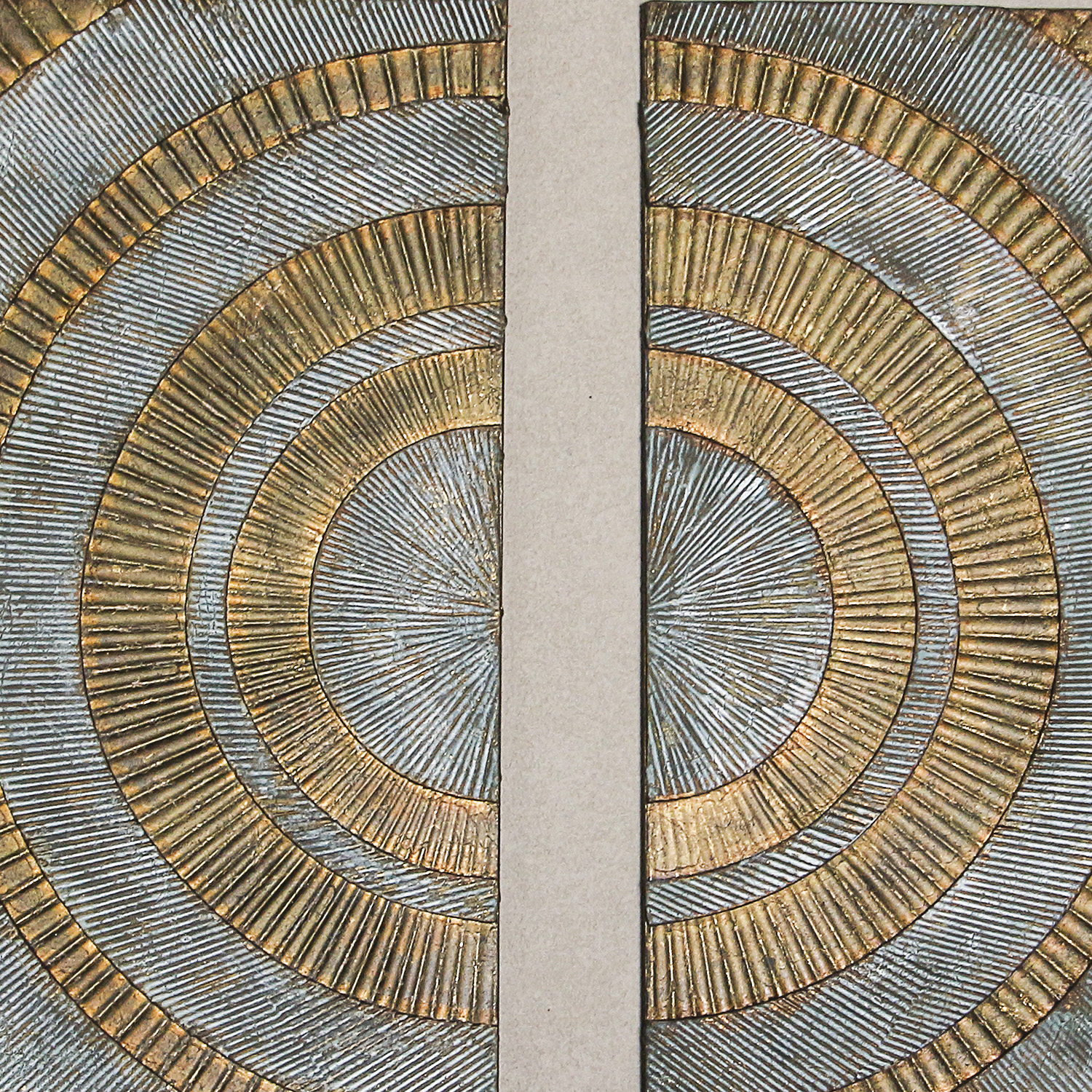 Two Piece Metal Wall Art