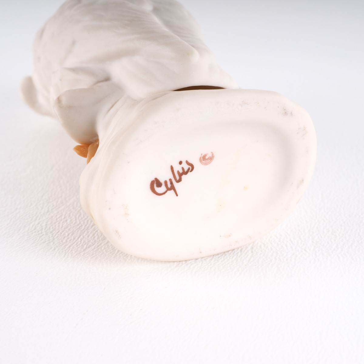 Cybis Baby Owl Porcelain Figurine