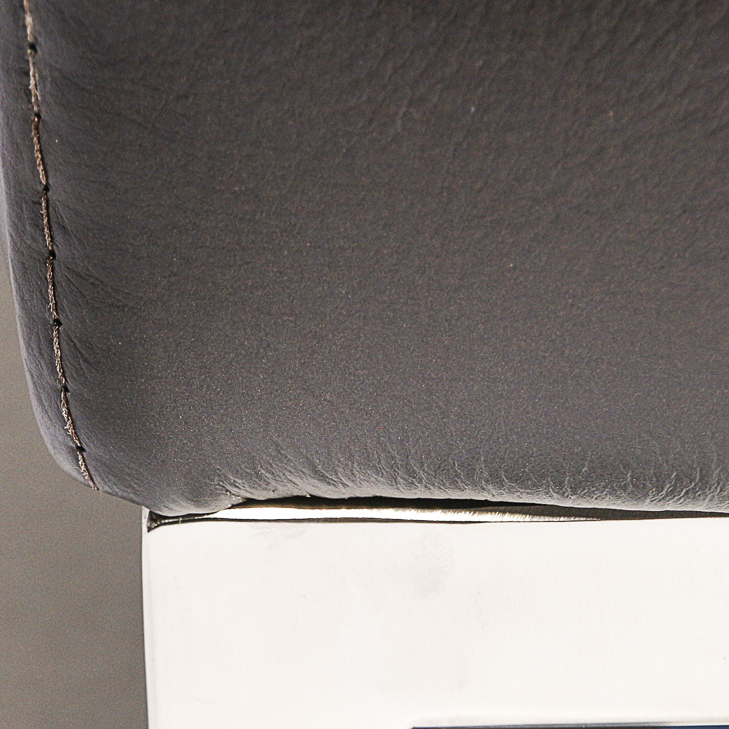 "Distinctions" by Klaussner Home Furnishing Brown Leather Sofa