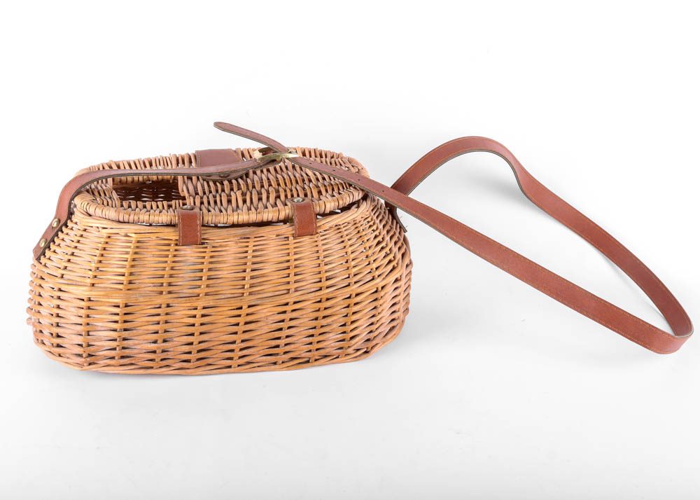 Vintage Woven Creel Basket