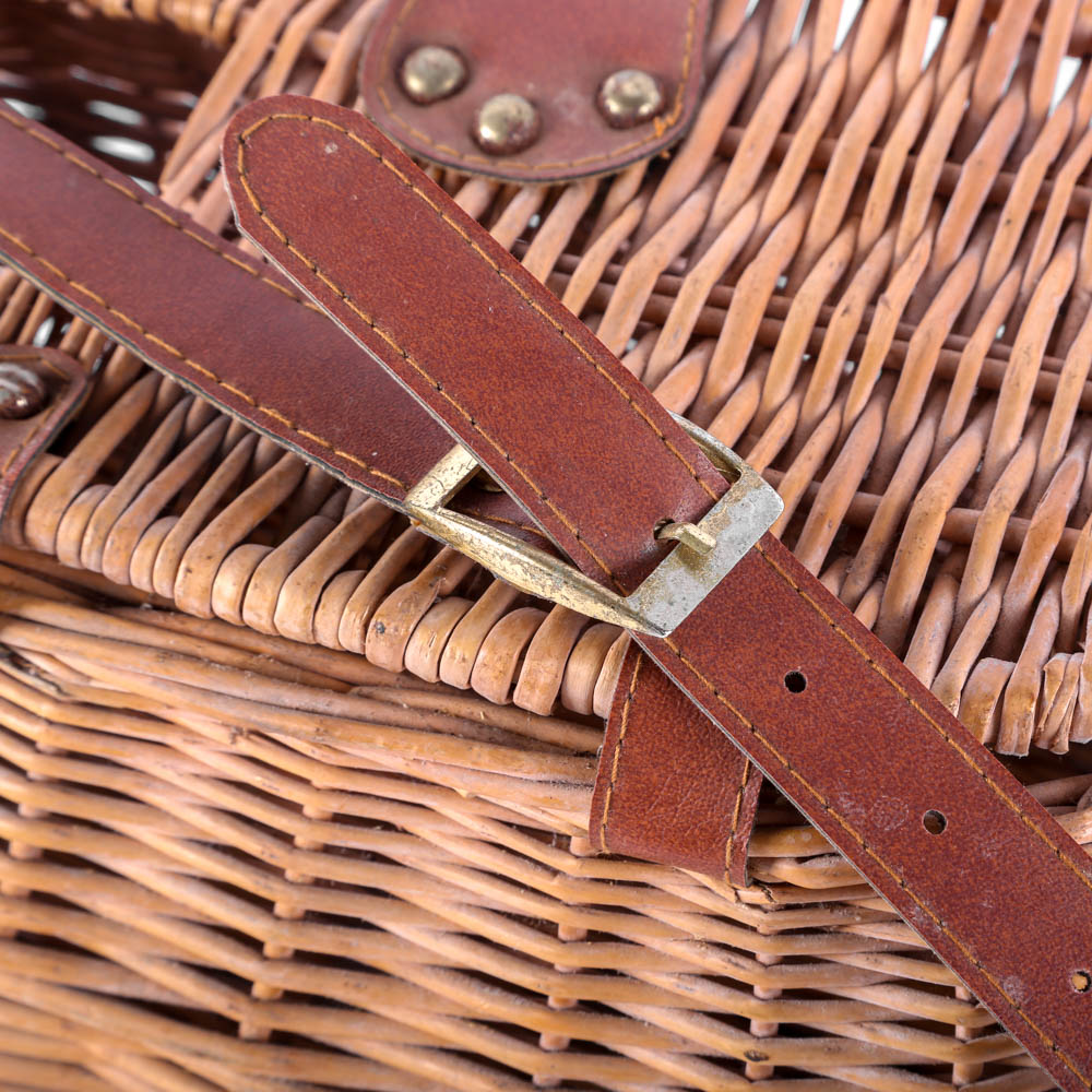 Vintage Woven Creel Basket