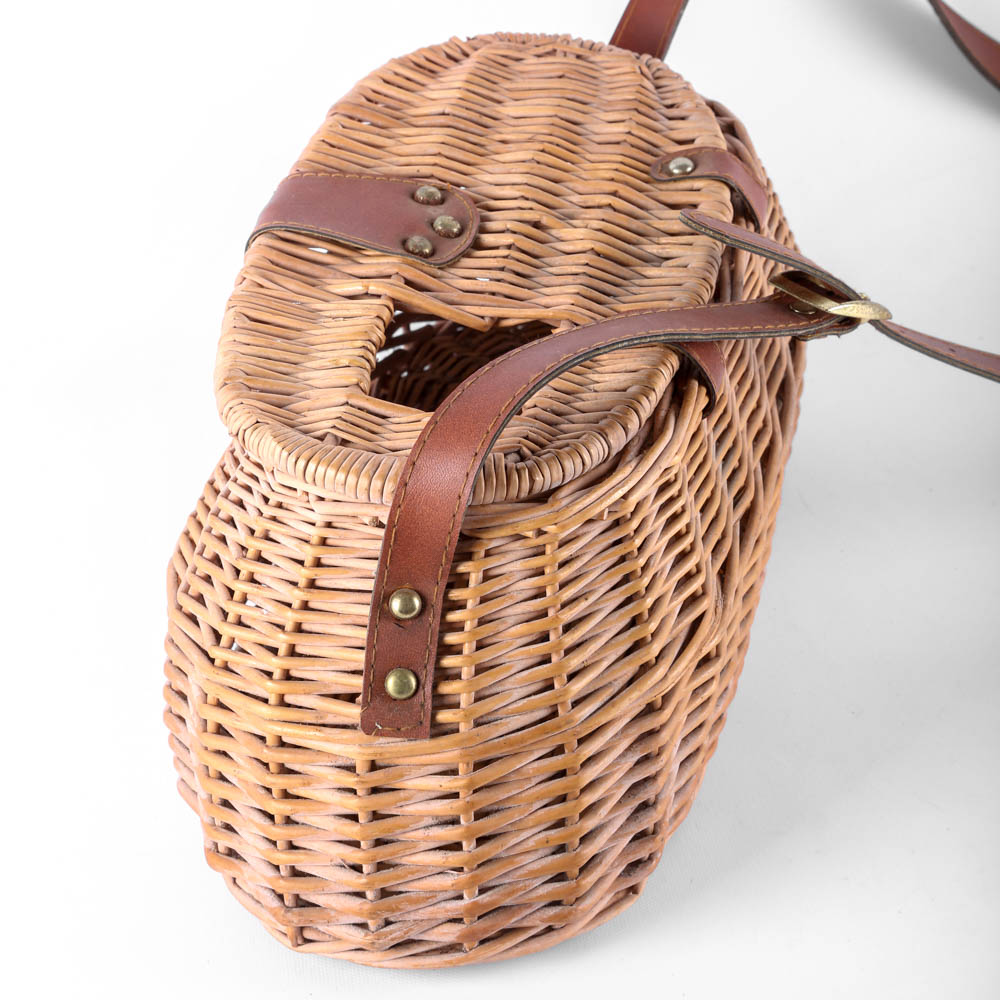 Vintage Woven Creel Basket