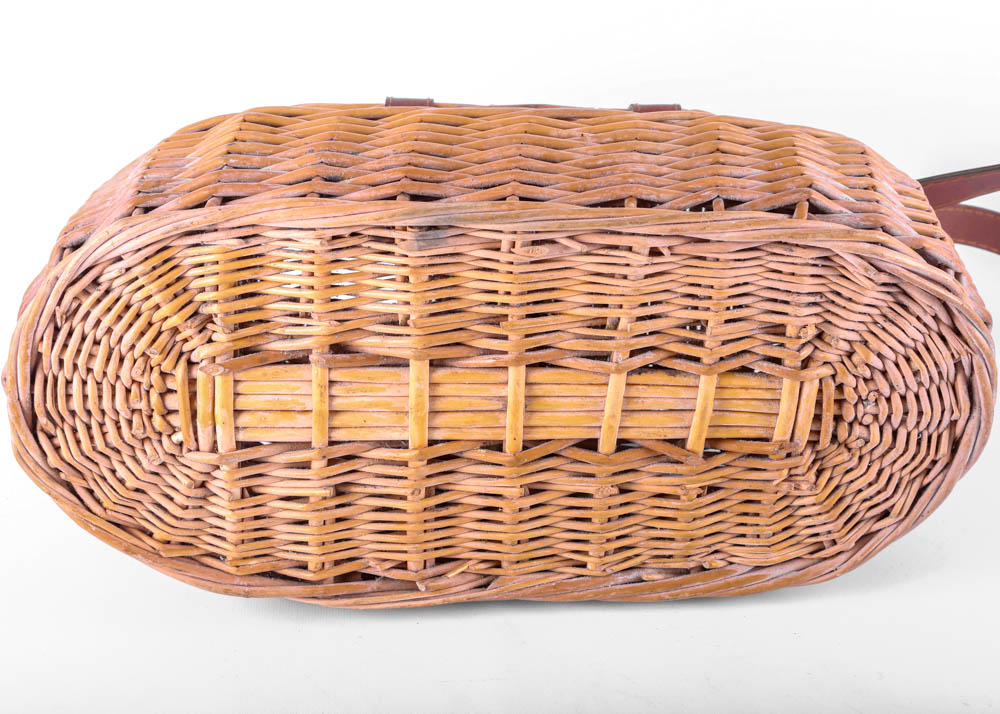 Vintage Woven Creel Basket