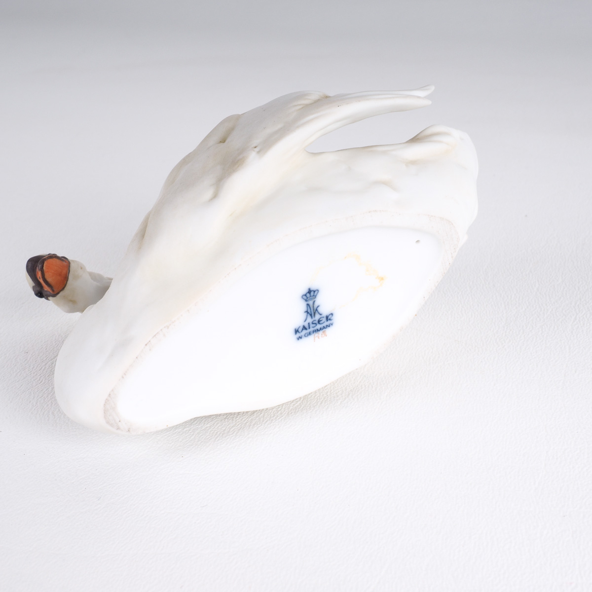 Vintage Kaiser W. Germany Bisque Swan Figurine