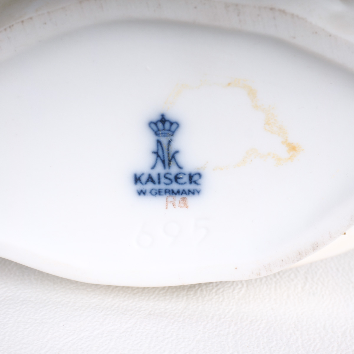 Vintage Kaiser W. Germany Bisque Swan Figurine