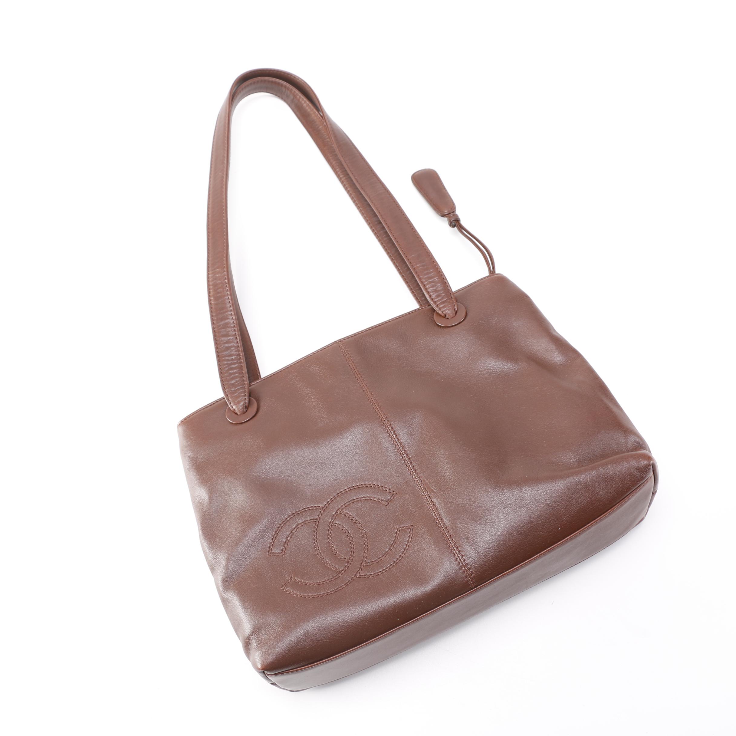 Chanel Brown Leather Tote