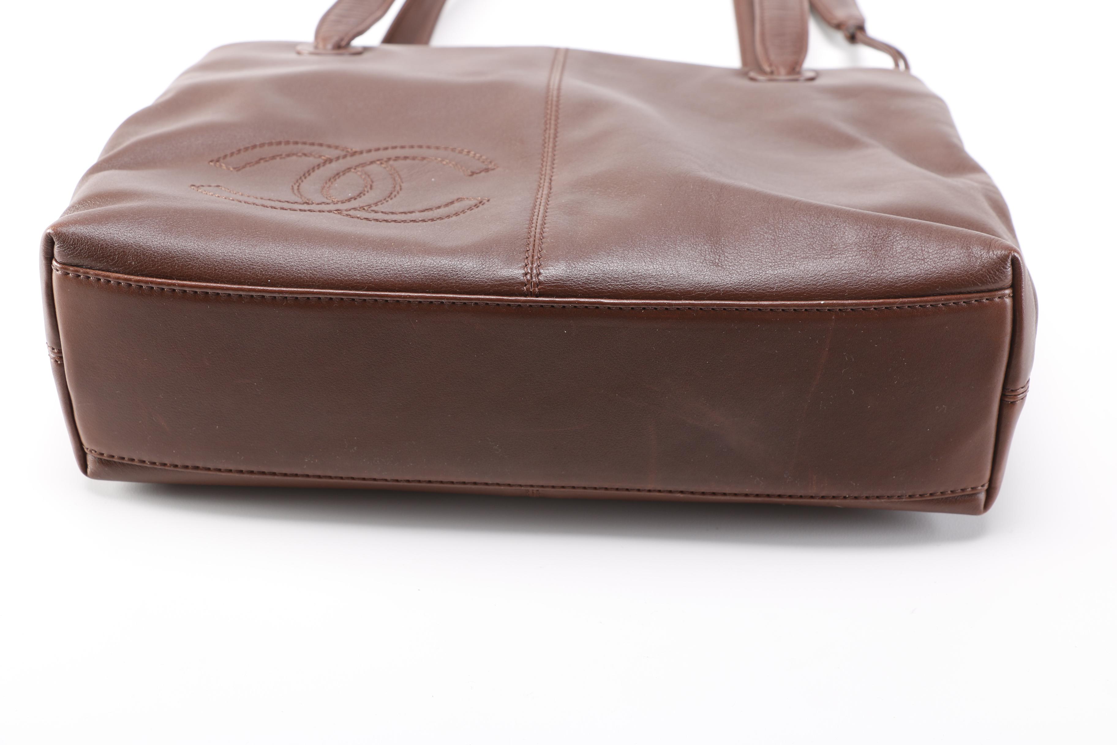 Chanel Brown Leather Tote