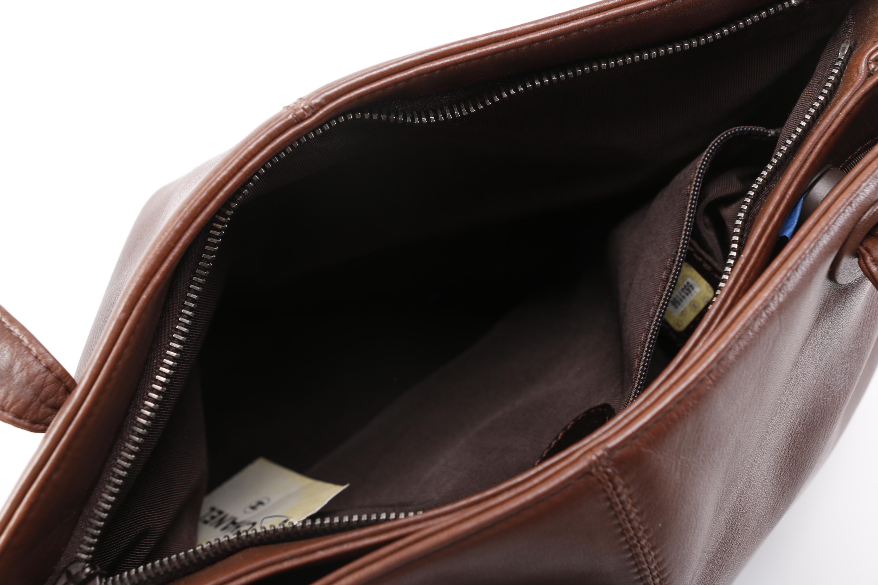 Chanel Brown Leather Tote