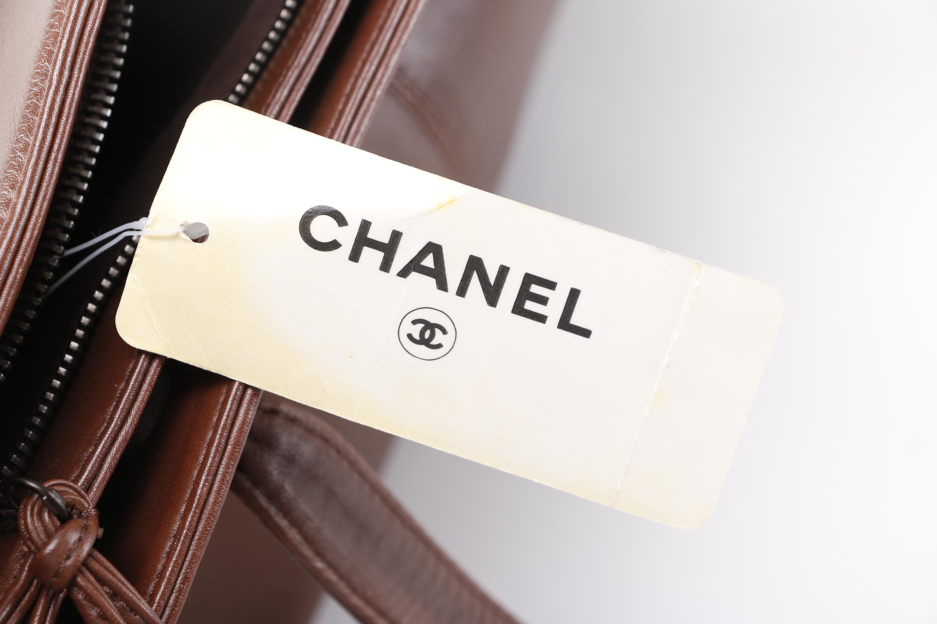 Chanel Brown Leather Tote