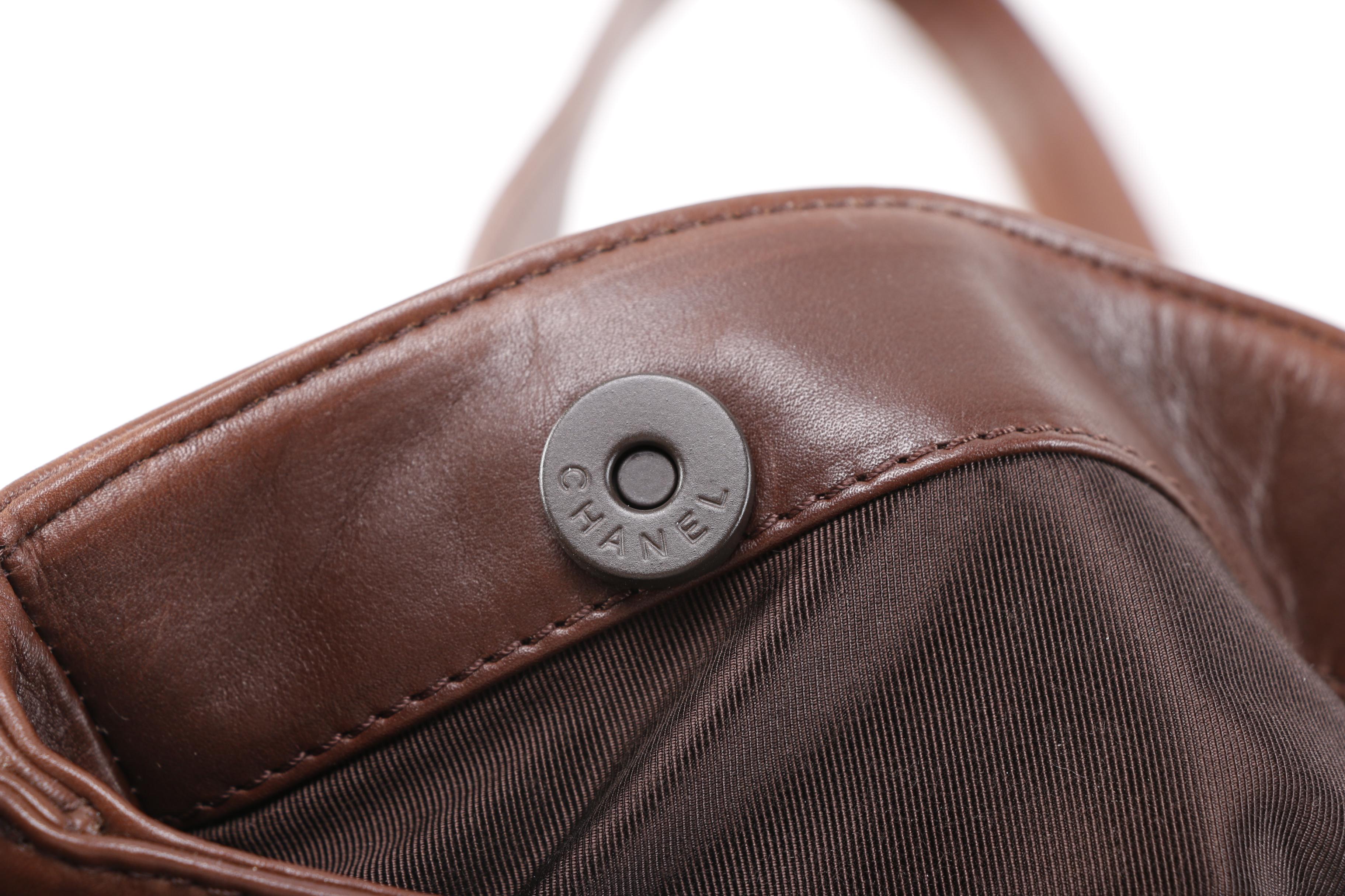 Chanel Brown Leather Tote