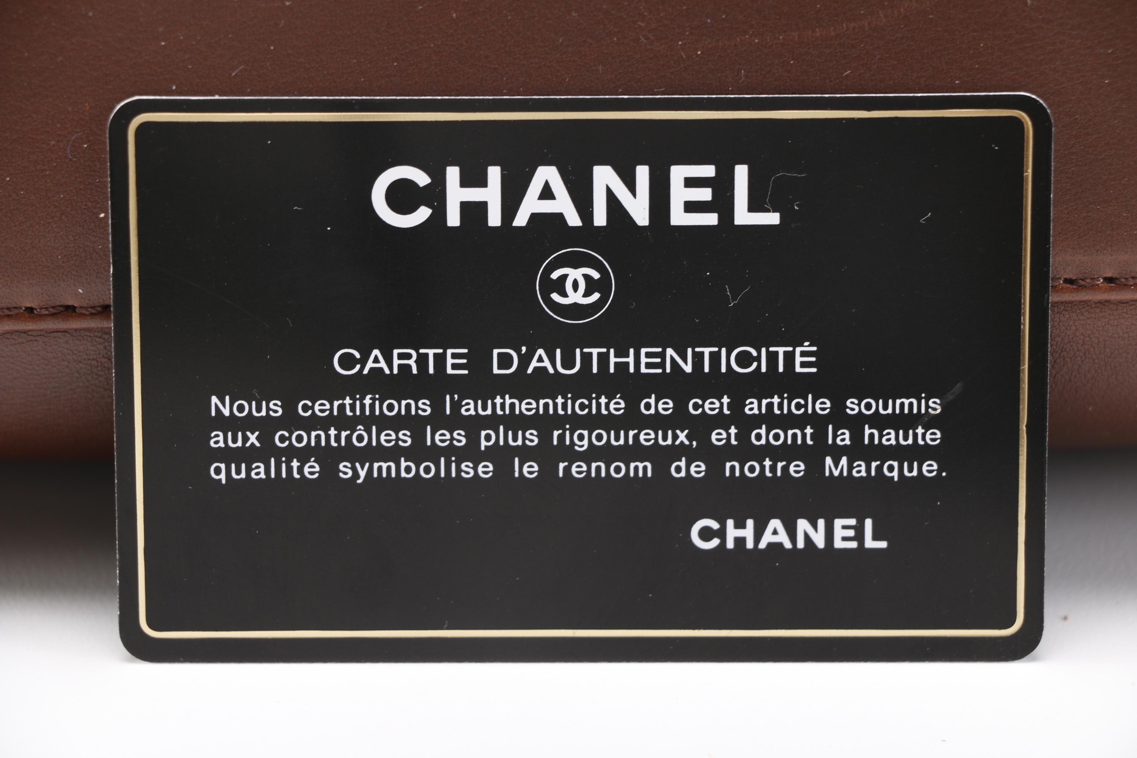 Chanel Brown Leather Tote