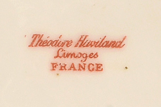 Four Pieces of Theodore Haviland China