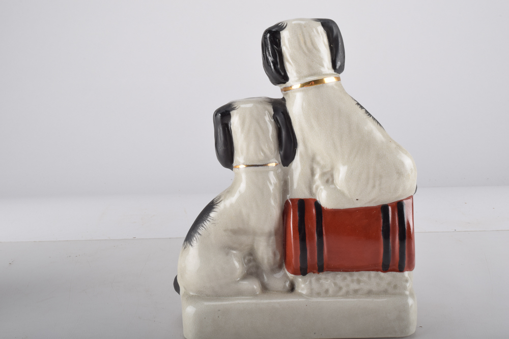 Staffordshire Style Porcelain Dog Figurines