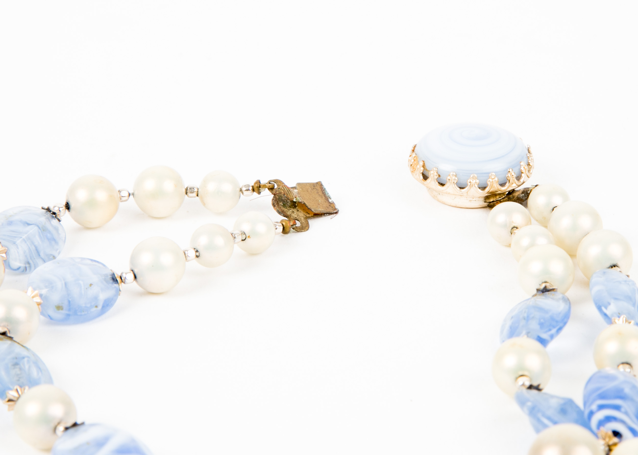 Collection of Vintage Costume Jewelry in Blue