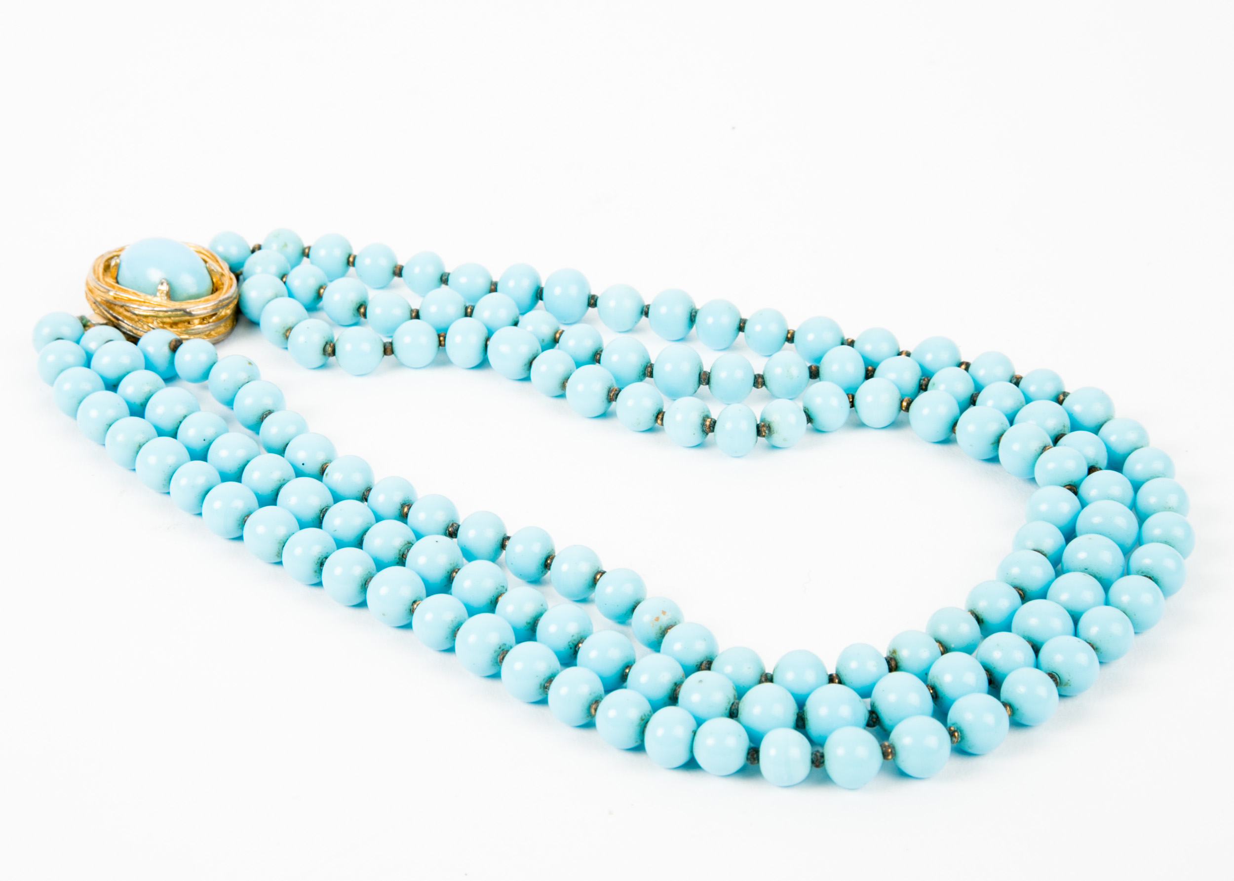 Collection of Vintage Costume Jewelry in Blue