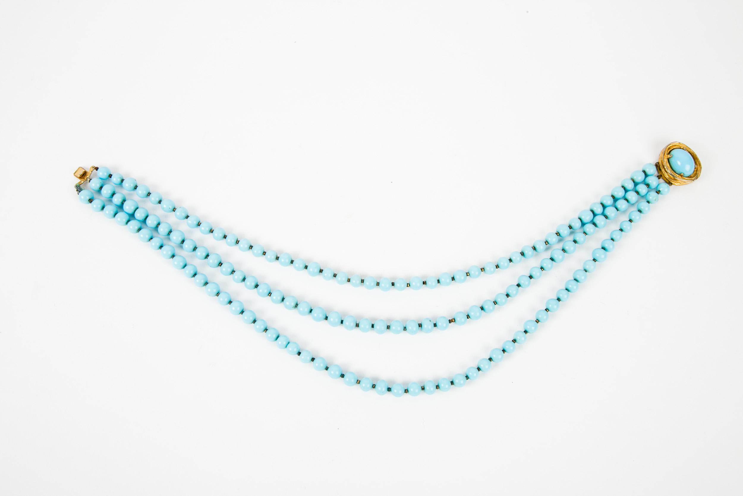 Collection of Vintage Costume Jewelry in Blue