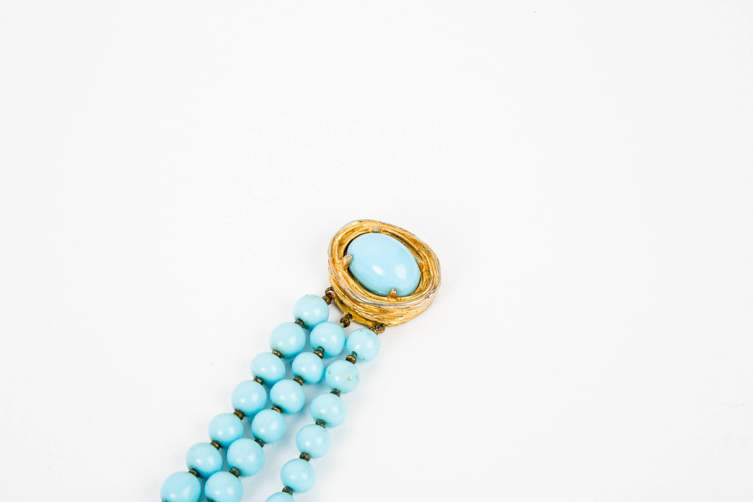 Collection of Vintage Costume Jewelry in Blue