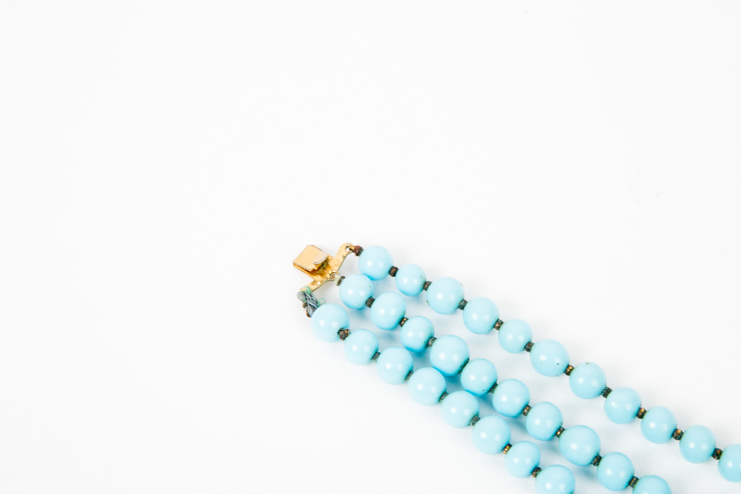 Collection of Vintage Costume Jewelry in Blue