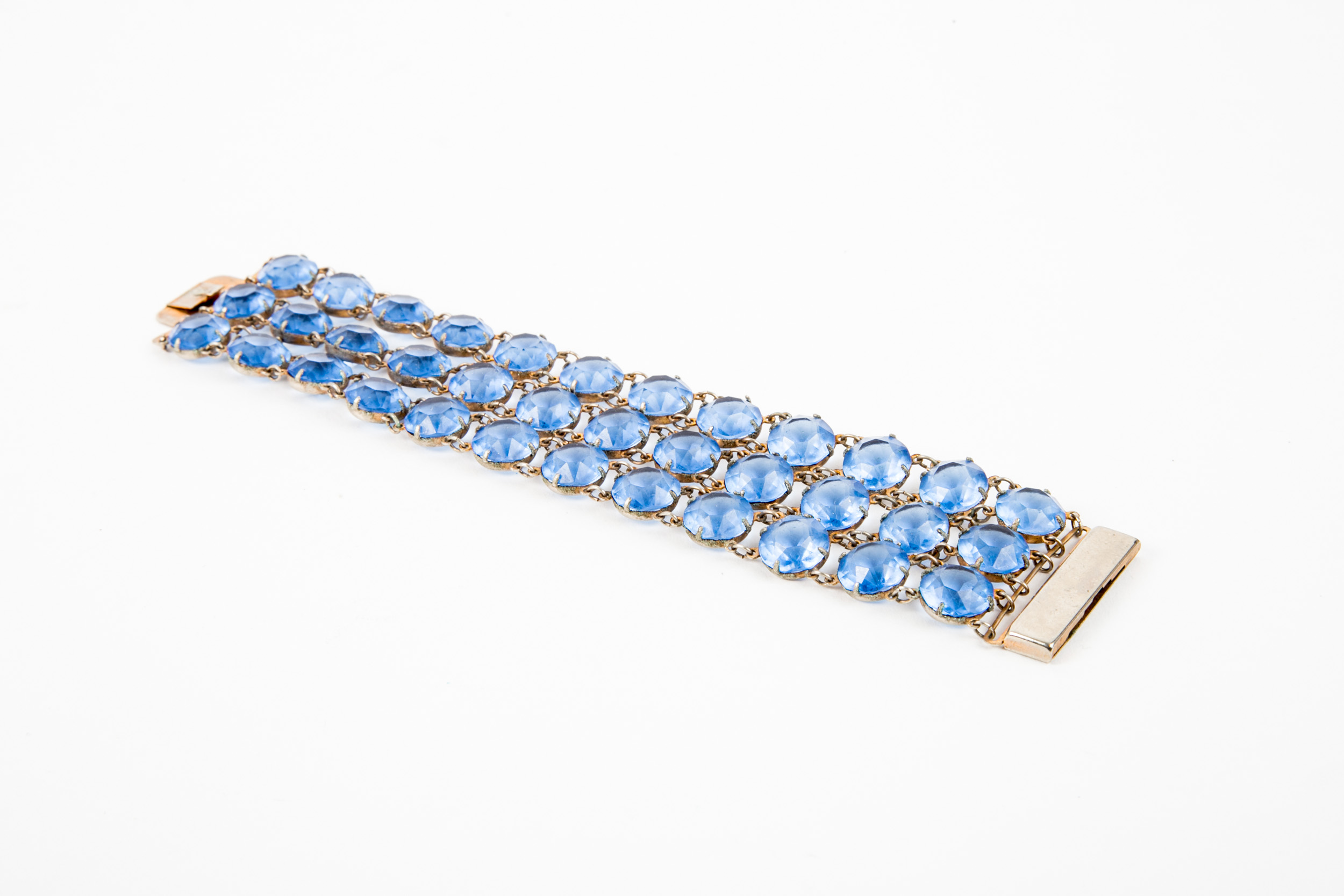 Collection of Vintage Costume Jewelry in Blue