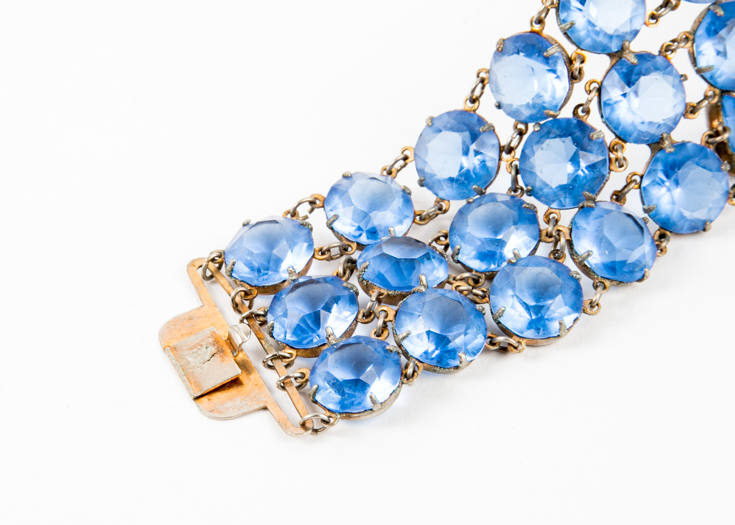 Collection of Vintage Costume Jewelry in Blue