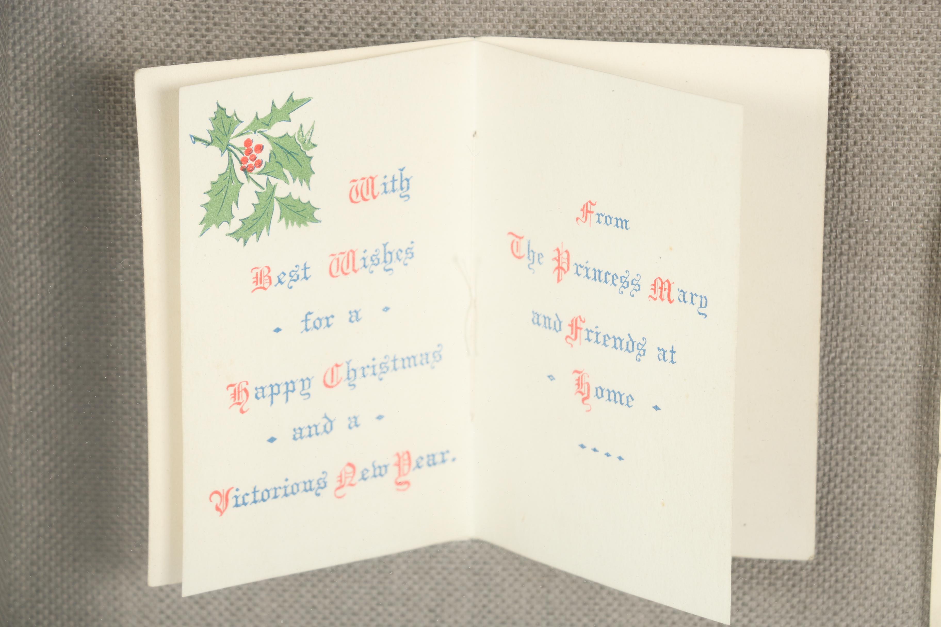 1914 Princess Mary Stationery Christmas Gift Box Display