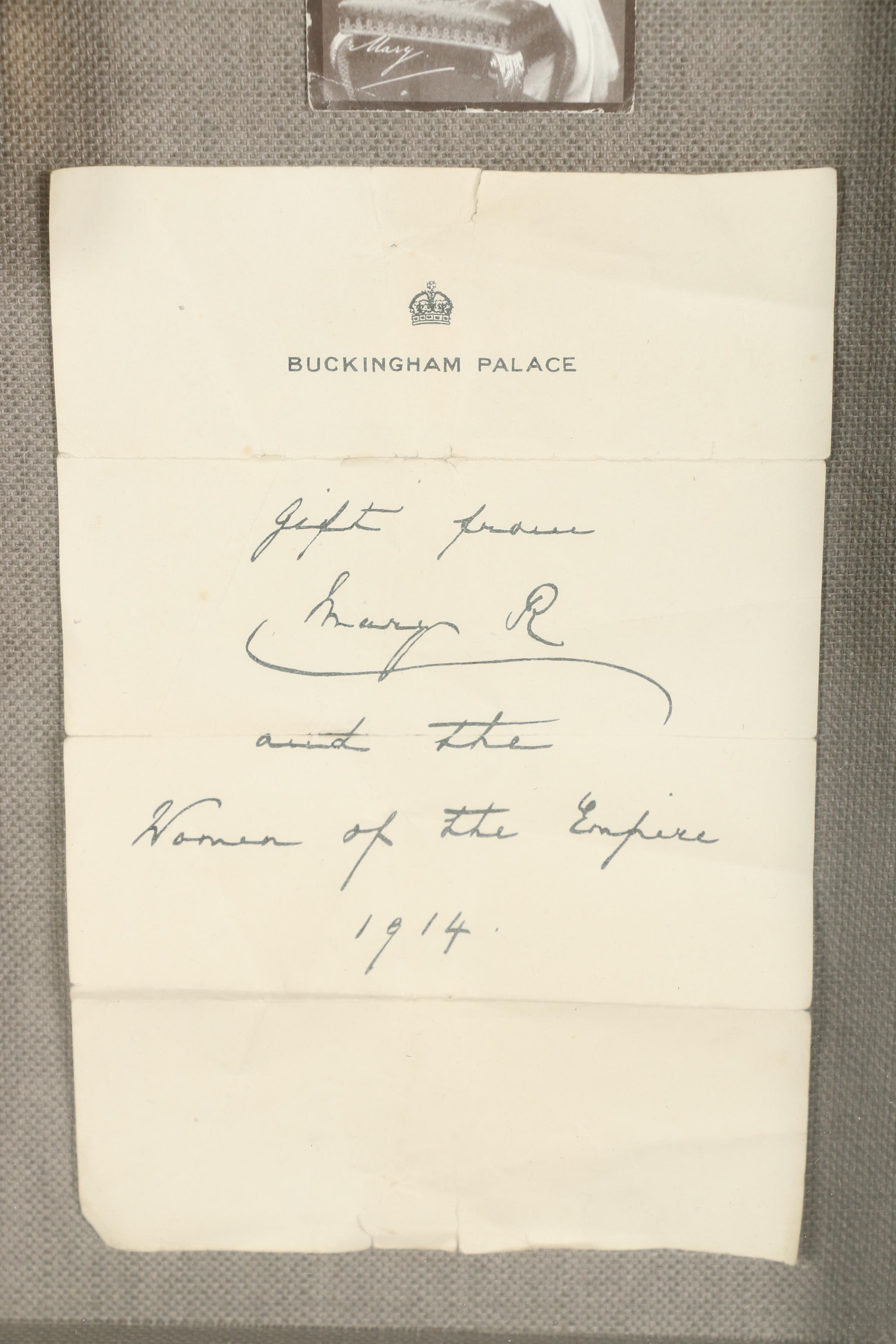 1914 Princess Mary Stationery Christmas Gift Box Display