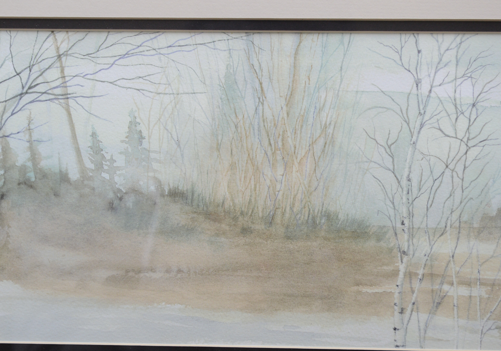 Janice Lippincott Signed Limited Edition Giclee Titled "Birch Trees (Misty Morning)"
