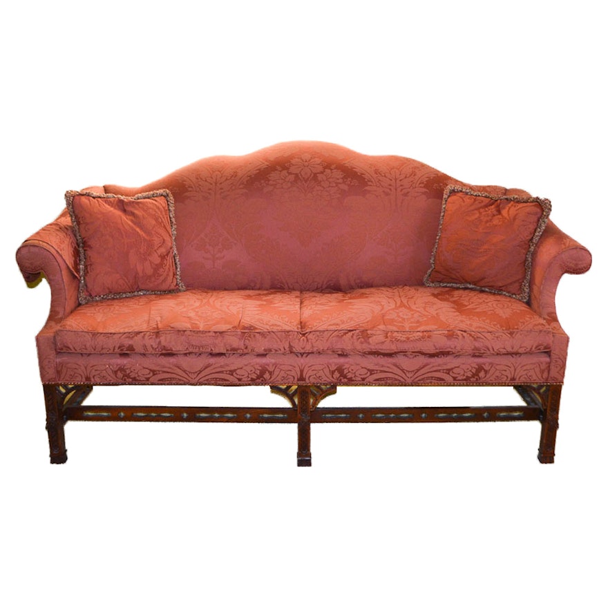 Chinese Chippendale Style Sofa by Henredon