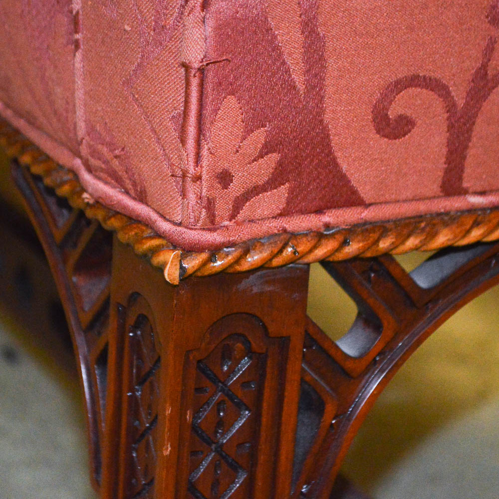 Chinese Chippendale Style Sofa by Henredon