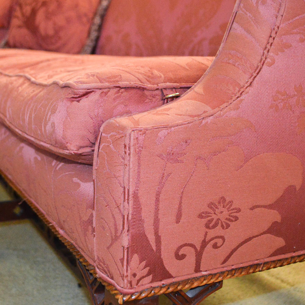 Chinese Chippendale Style Sofa by Henredon