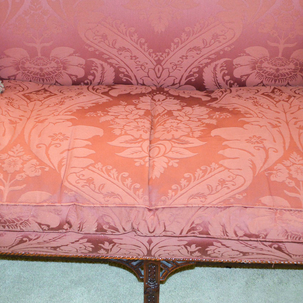 Chinese Chippendale Style Sofa by Henredon