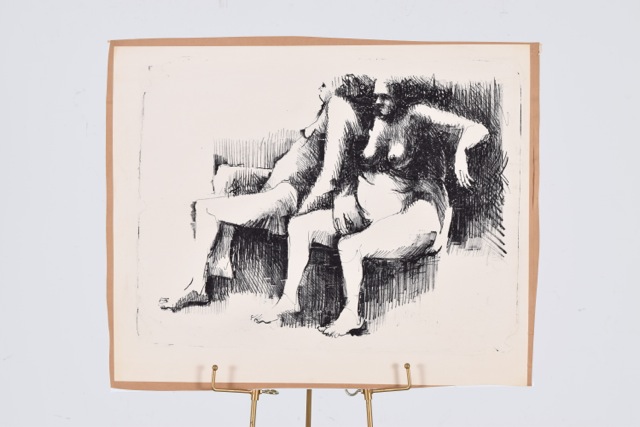 Original Tuska Monotype Print