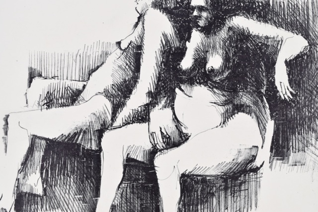 Original Tuska Monotype Print