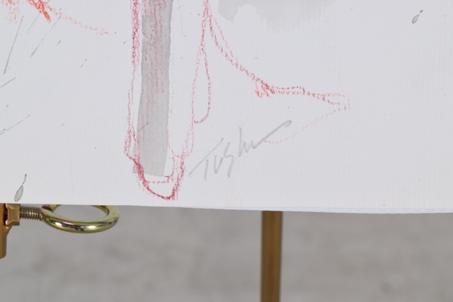 Original Tuska Female Nude Multimedia Painting