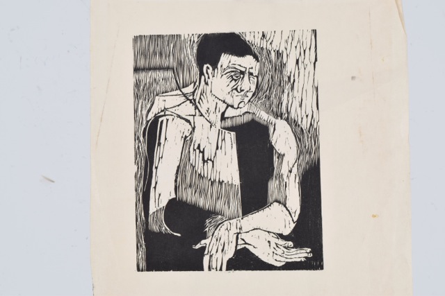 Tuska Wood Cut Print