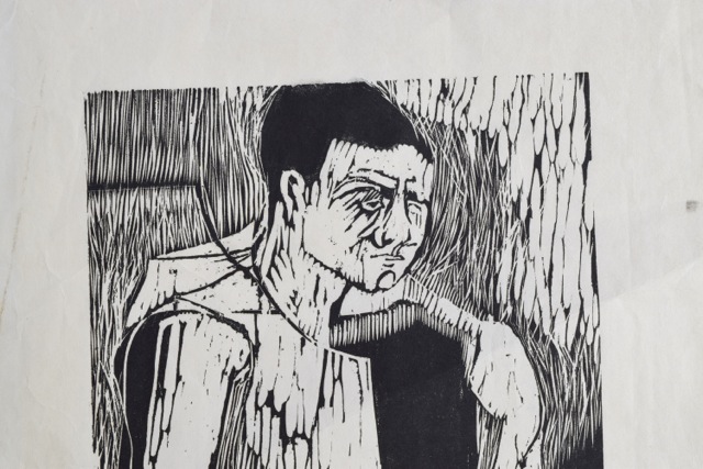 Tuska Wood Cut Print