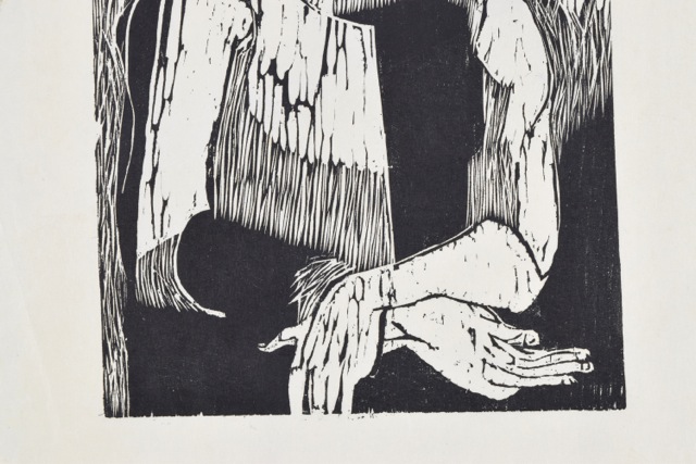 Tuska Wood Cut Print