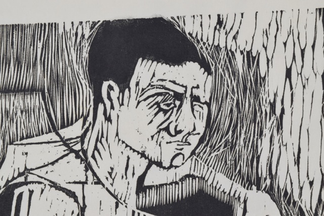 Tuska Wood Cut Print