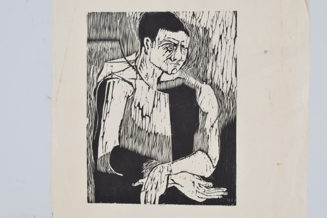 Tuska Wood Cut Print